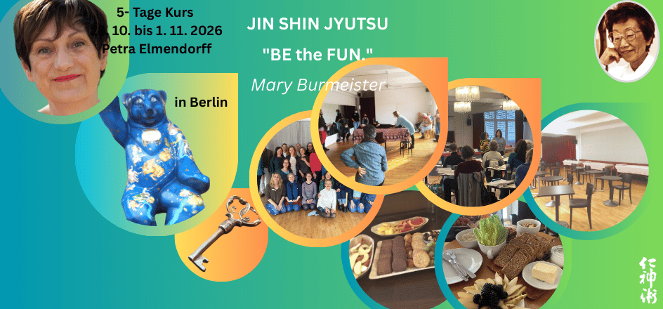 Plakat zum 5-Tage-Kurs mit Petra Elmendorff in Berlin.